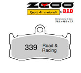 Pastiglie Freno ZCOO 45N00800 mescola EX (modulabile) per TRIUMPH 1 coppia per 1 disco